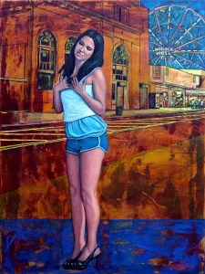 "Coney Island Girl #2", (Sold)